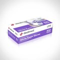 Dealmed Nitrile Disposable Gloves, Nitrile, Powder-Free, L, 2000 PK, Blue/Violet 787380